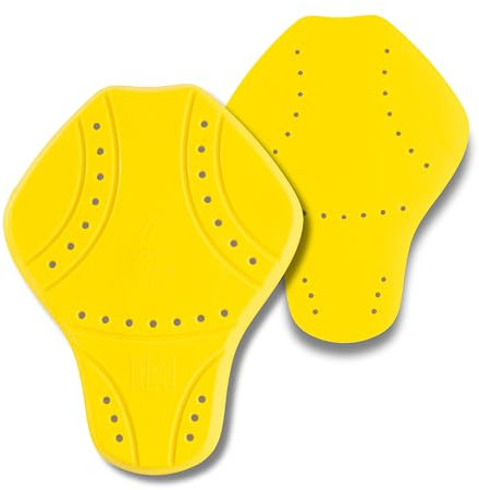 Tornado CE Level 2 Motorcycle Back Protector – Ultra-Light Safety Insert for Jackets – Model 201 (Yellow, Large)