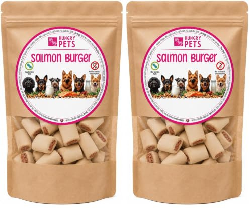 Salmon Burgers Dog treat, 200g (Pack of 2)