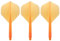 Darts Corner Condor Integrated Flight & Stem - Zero Stress - Standard - Medium Orange - 1 Set (3)