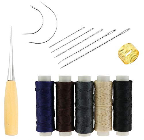 14 Stück Leder Handwerk Werkzeug Hand Nähen Nadeln Polsterung Teppich Leder Segeltuch DIY Nähzubehör