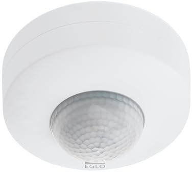 EGLO Bewegungsmelder Detect me 6, Bewegungssensor aus Kunststoff, Farbe: Weiß, IP44