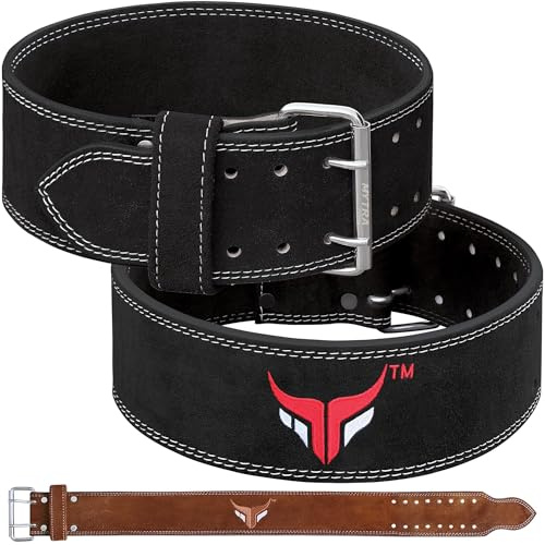 Mytra Fusion Power Weight Lifting Belt L4 Weight Training Leather Belts Power Belts for Squats Workout