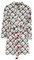Liv Lingerie Ladies Super Soft & Cosy Feel Velour Micro Fleece Dressing Gown Bath Robe Loungewear Multiple Colours and Sizes (Heart Print, Size 20-22)