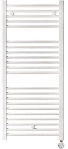 facula - Radiador Toallero Eléctrico Fluido Blanco Digital 600w