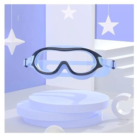 LCQSYE Maschera Occhiali da Nuoto per Bambini e Ragazzi, Grandi, Anti-Appannamento, Maschera da Piscina per Bambini, Occhiali da Nuoto in Acqua Maschera da Snorkeling(Marca Blue)