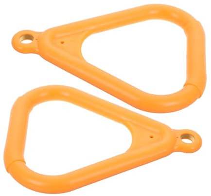 WHAMVOX 2pezzi Anelli Triangolari Per Allenamento Outdoor Anelli Per Fitness e Ginnastica Per Esercizi Di Trazione e Allenamento Funzionale Facili Da Installare e Versatili