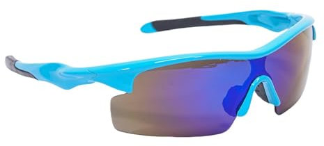 Thewasc Sportbrille für Kinder, polarisierte Sonnenbrille, winddicht, mit austauschbaren Gläsern, Fahrradbrille