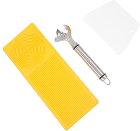 Abaodam Tablero Multifuncional para Hacer Pasta 4 Piezas, Molde para Macarrones y Garganelli de Plástico, Cortador de Masa y Rodillo Pequeño, Herramientas para Cocina Color Aleatorio