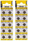 VINNIC - 20 Pilas AG10, LR54, L1131F, 389