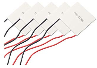 5pcs TEC1-12706 Heatsink Semiconductor Refrigeration Tablets 6A 12 Volt 60 Watt Thermoelectric Cooler Cooling Peltier Plate Module