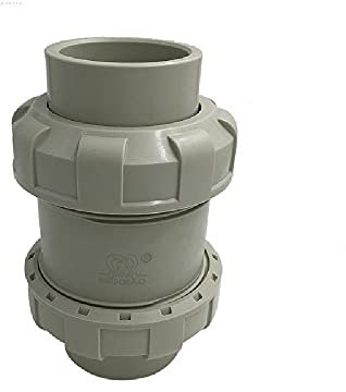 Diametro 40mm Valvola di protezione di perdita di blocco dell'acqua della valvola di non ritorno grigia della valvola in linea della lavastoviglie della lavatrice