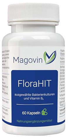 FloraHIT Bakterienkulturen 35 Mrd KbE - Bifidobacterium & Milchsäurebakterien - Lactobacillus - magensaftresistente Kapseln - Darmbakterien auch bei Fructose- Lactose- Histaminintoleranz geeignet