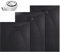 EMKE Duschwanne 120x90 cm Schwarz, Duschwanne mit Siphon und Abdeckung Anti-Rutsch, Duschtasse 120x90 cm SMC Duschwanne Flach Zuschneidbar mit Ablaufgarnitur