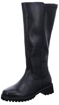 ARA Kent St 2.0, Botas de caña Larga Mujer, Negro, 42.5 EU Estrecho
