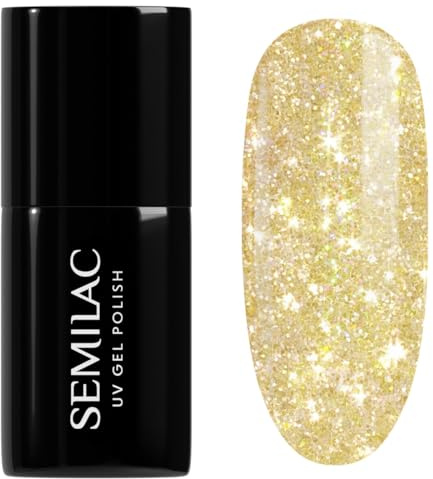 Semilac UV Nagellack Hybrid 244 Sunbaked Yellow 7ml Kollektion Seaqueen