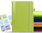 DynamiX Luxuriöses A5 Notizbuch，Veganleder-Hardcover,100 g/m² Papier, Stifthalter, Gummiband. Ideal für Kreativität und tägliche Notizen.Grasgrün.