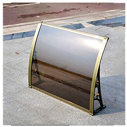 Canopée Auvent, Auvents de toiture, couverture extérieure abri auvent auvent de porte, abri de pluie porche de patio de cassette, du soleil, de la pluie, du grésil ou de la neige(D,60*300cm)