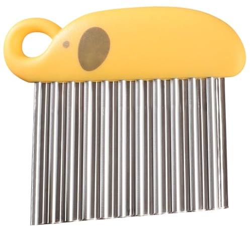 Calkkrer Cortador de Onda de Acero Inoxidable para Patatas, Verduras, Frutas, Herramienta de Corte para Patatas Rizadas, Juliana, Spätzle, Cocina para Bebés