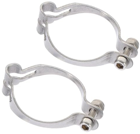 CLISPEED Collier de Serrage Métallique et Clip de Câble de Frein Vélo, Lot de 2, Installation Stable sans Risque de Détachement, Accessoires Vélo pour Maintenance et Réglage