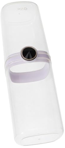STAHAD Étui de Voyage Double Couche pour Brosse à Dents et Dentifrice, Gobelet de Rangement Translucide Portable, Matériau Épais Antichoc, Compact et Étanche, pour Déplacements et