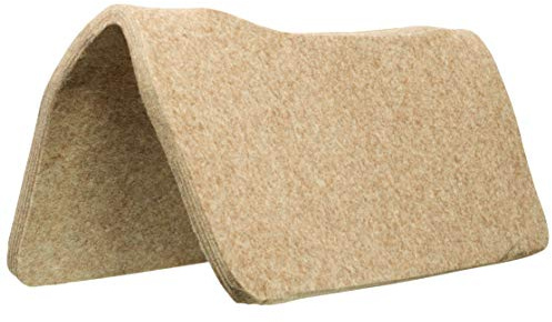 Weaver Leather Contoured Felt Saddle Pad Liner Tan, 30 x 30