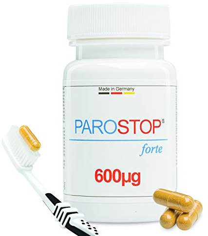 ParoStop Dental 8+ Kur - Premium Komplex für Ihr tägliches Lächeln - Hochdosierter Dental 8+ Komplex entwickelt von führenden Zahnärzten in Deutschland. Deutsche Apothekenqualität.