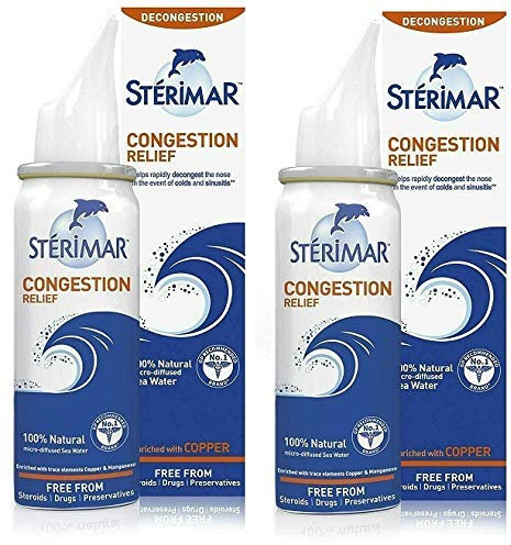 Sterimar Nasal Spray - Colds & Sinusitis Nasal Congestion Relief - 100ml (2)