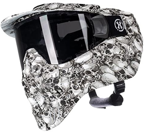 HK Army HSTL - Maschera da Paintball Airsoft con lenti termiche anti-appannamento (cranio/lenti fumate)