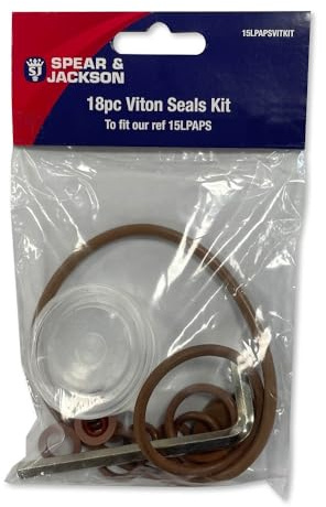 Spear & Jackson 15 lpapsvittsats Viton tätningssats för 15 liter pump action tryckspruta
