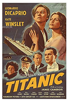 ZOLULA AKBOK Lot de 15 affiches de film vintage classique sur toile - Décoration pour chambre à coucher, bureau, chambre - Sans cadre - 30 x 45 cm