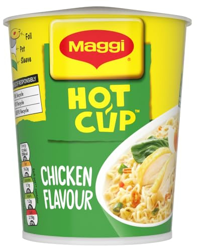 Maggi Hot Cup Chicken Noodles 59.2g (Pack of 8)