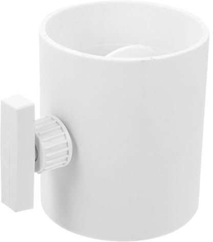 DIYEAH valvola di regolazione in pvc bozza valvola per la canalizzazione del flusso d'aria sfiato dell'essiccatore smorzatore di controcorrente serranda del condotto bianca