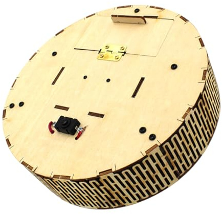 CLISPEED Diy Robot Vacuum Cleaner Model Building Kit for Kids Stem Science Experiment Educational Toy Set 3d Wooden Puzzle Stem Project for Teens and Children