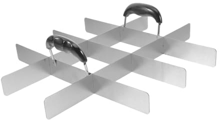 Genérico Cortador Cuadrado Para Postres - Cortadora De Quesada Acero Inoxidable Con Mango - Herramientas De Postre Para Cortar Tarta Fondant Y Flan - Para Hogar Cumpleaños Hornear Y Picnic