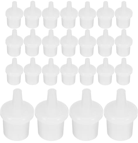 GANAZONO 100 piezas Puntas Aplicadoras de Precisión para Pegamento Extensores para Frascos de Pegamento de Pestañas Dispensador para Manualidades y Uso Diario