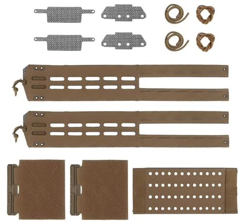 Taktiskt Skjutbälte Med Snabbkoppling - Lätt Multifunktionellt MOLLE-midjeband för Jakttillbehör(Brown)