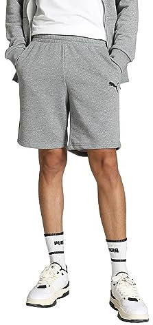 PUMA Herren Shorts, Medium Gray Heather, L