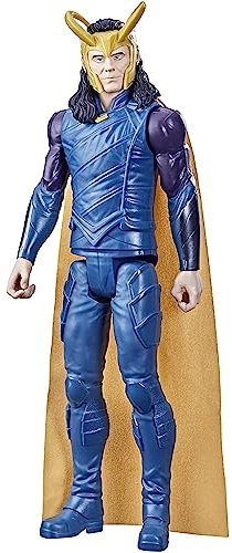 Marvel Avengers Titan Hero Series Collectible Loki Action Figure, Toy For Ages 4 and Up F2246, Black, 12-Inch