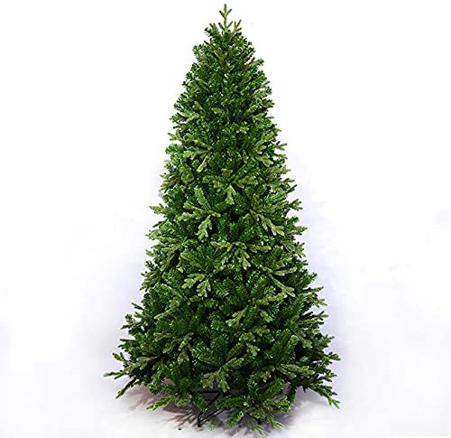 KKLT PE+PVC Künstlicher Weihnachtsbaum,Dick Nachhaltiges Weihnachtsbaum,Mit Solid Metal Legs Urlaubsdekoration Perfekt Für Innen Und Außen-Grün 270cm(8.8ft)