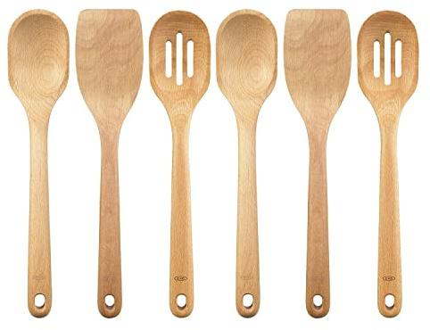 OXO Good Grips 6-Piece Wooden Cooking Utensil Set