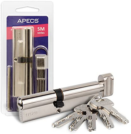 APECS SM-70(35C/35)-C - Cilindro para cerradura de puerta con 5 llaves
