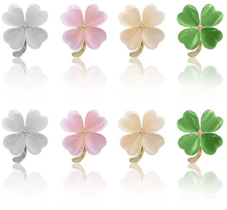 KASESSS 8 Pièces Broche Unique et Élégant pour Femme et Homme - Pins pour Chapeau, Sac, Costume de Mariage, Mariée, Cocktail, Danse, Banquet, Fête