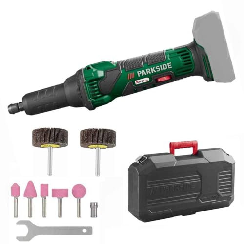 PARKSIDE 20 V Akku-Geradschleifer PGSA 20-Li, (ohne Akku/Ladegerät) Plus 2 Lamellenschleifer K 60/120 Gratis