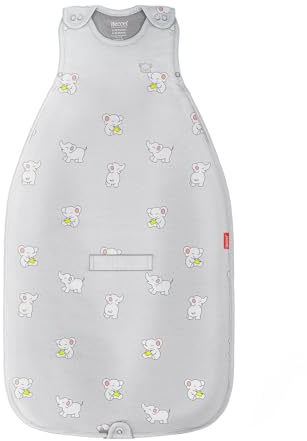 HECCEI Baby Sleeping Bag, 4 Season Merino Wool and Cotton Sleep Sack Wearable Blanket with 2-Way Zipper for Infant Toddlers