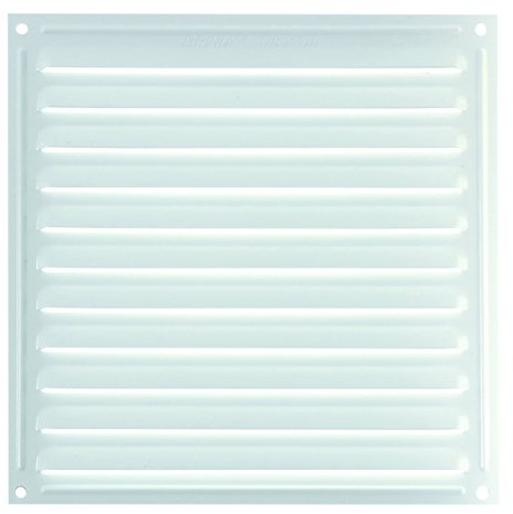 Brinox B70500D - Rejilla de ventilación (17 x 17 cm) color lacado blanco