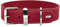 HUNTER AALBORG SPECIAL Hundehalsband, Leder, strapazierfähig, komfortabel, 35 (XS-S), rot