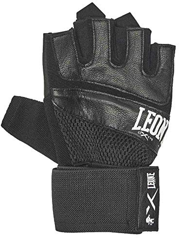 LEONE 1947, EXTREMA Unisex Adult Fitness Gloves, Black L/XL GK201