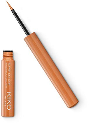 KIKO Milano Super Colour Waterproof Eyeliner 03 | Wasserfester, Besonders Deckender, Farbiger Flüssig-Eyeliner
