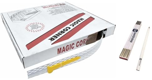 Sanitärshop Baustoffe & Sanitär Set: 75m Bewegungsfugenprofil Magic Corner bewegliches Fugenprofil im Wand- oder Deckenbereich Protektor