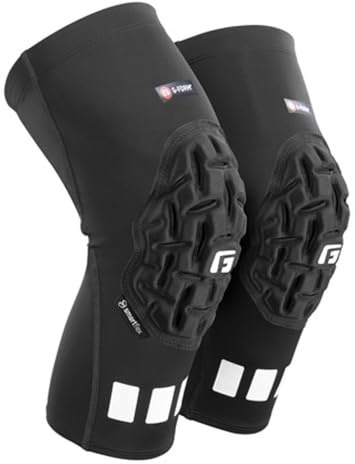 G-Form Pro Padded Compression Knee Sleeves – Compression Padded Knee Sleeves for Basketball, Volleyball, and Handball & Other Team Sports - Sports Gear - Black, Adult XS